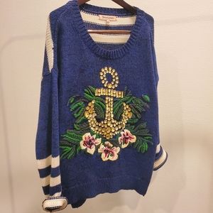 JUICY COUTURE 🎀⚓️ Nautical anchor sweater